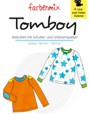 Schnittmuster FARBENMIX TOMBOY, Pattenshirt