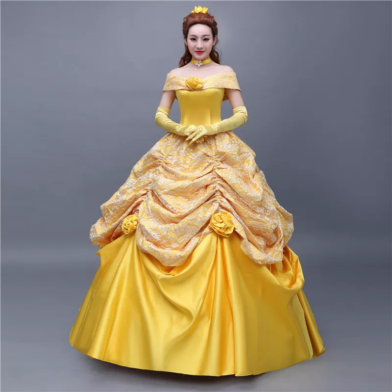 Belle beauty and top the beast cosplay