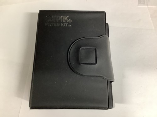 Vintage SUNPAK Flash Filter Kit Complete w/ 9 Filters and Case