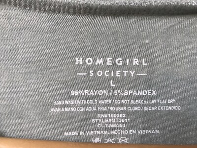 Homegirl Society Embroidered Sunflower Tee Shirt T-shirt Top