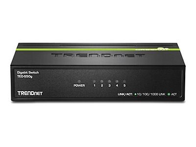 TEG-S50G TRENDnet TEG S50G Switch 5 x 10/100/1000 ~D~