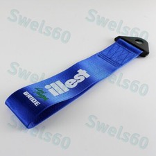Tow Strap Front Or Rear Bumper For Jdm Bride Illest High Strength Hook - Blue