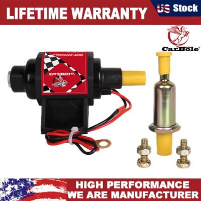 Universal Micro Electric Fuel Gasoline Pump 2 3.5 PSI Low Pressure 42 GPH 12V US