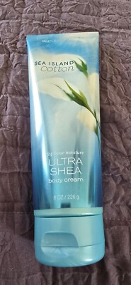Bath & Body Works Signature Collection Sea Island Cotton Ultra Shea Body Cream -