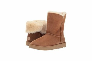 ugg classic cuff short boot chestnut