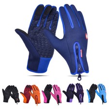 Mens Women Winter Thermal Warm Waterproof Ski Snowboarding Driving Work Gloves
