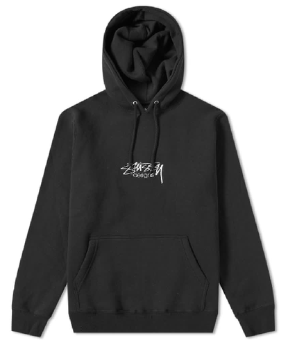 Stussy Mens Design App Hoodie - Black 
