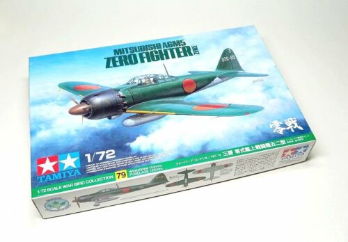 Tamiya Aircraft Model 1/72 Airplane MITSUBISHI A6M5 Zero Fighter (Zeke)  60779