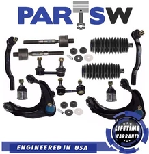 14 Pc Suspension Kit for Honda Accord 1998-2002 Tie Rod Linkages and Ball Joints