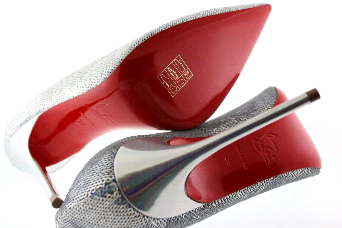 Christian Louboutin Decolette 554 100 Paillette Pump Sequin