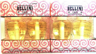 Bath Body Works Home BELLINI CAFE Wallflower Refill Bulbs, NEW x 2 boxes