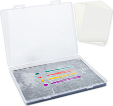 Stay Wet Palette for Acrylic Painting Wet Palette Tray with Sponges and 100 Pap