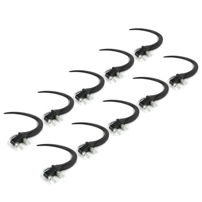 #ad Pack of 10 9quot; Hay Accumulator Grapple Hook Kits with U Bolts Nuts Washers $109.99