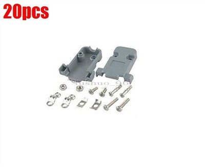 20Pcs DB15 DB9 Assembly Shell Plastic Vga Serial Plug New Ic aq *vv