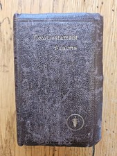 1943 WWII New Testament & Psalms US Soldier's Vest Pocket Bible 1941 FDR Message