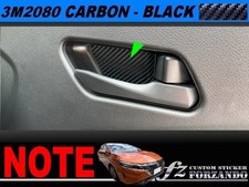 Note E13 Inner Door Handle Cover 3M 2080 Carbon Pattern Vehicle Specific Cut Sti