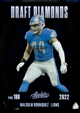 MALCOLM RODRIGUEZ 2025 Panini Absolute Draft Diamonds #17 NFL Lions  ID:152892