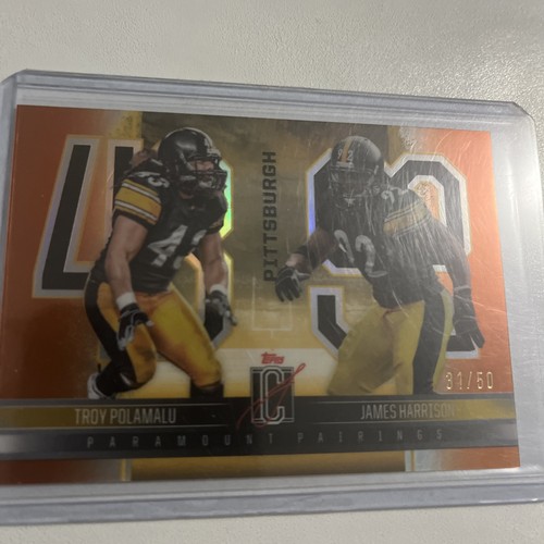 James Harrison / Troy Polamalu #PP-8 card