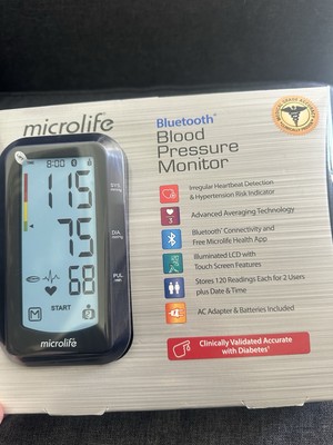 Microlife Bluetooth Blood Pressure  Monitor. Medical Grade Accuracy