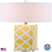 Safavieh Lighting Collection Garden Lattice Trellis Modern Contemporary Yellow