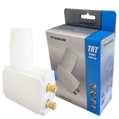 Twin LNB Original Smart Titanium Rocket TRT LMB LNC Multifeed 4K HD 3D UHD HDTV