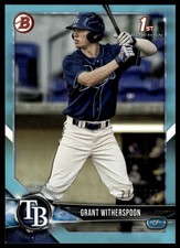 2018 Bowman Draft #BD-152 Grant Witherspoon Sky Blue #/499