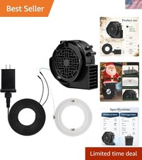Compact Replacement Air Blower for 6 Ft Holiday Inflatables - LED Light Included