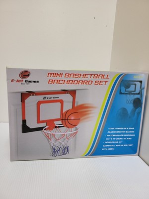 E-Jet Games Mini Basketball Backboard Set With Air Pump