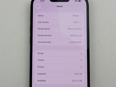 Apple iPhone 14 Plus (A2632) 256GB (Xfinity) - CRACKED - Clean