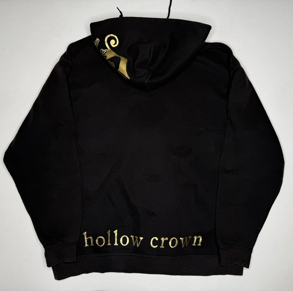 Sudadera con Capucha Vintage Architects Corona Hueca Y2K Cremallera Completa Metal Mathcore XL Foto 4 de 4