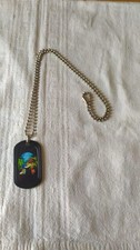 Vintage Collectible Black Plate Necklace