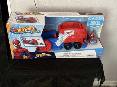 Hot Wheels Racer Verse Spider-Man Launcher with Spider-man Car