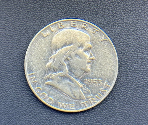 1953-D Franklin 90% Silver Half Dollar