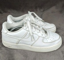 Nike Air Force 1 Low Triple White DH2920-111 Size 6.5Y Pre-Owned Sneakers Youth