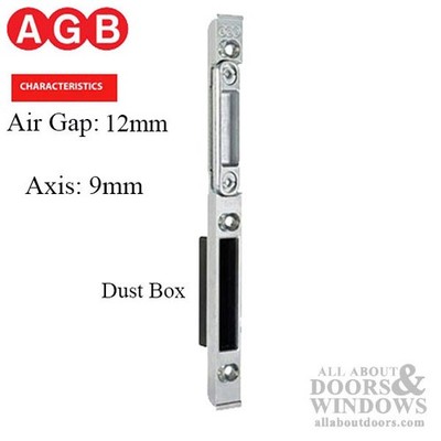 AGB  Surface Mount Lock Strike Plate with Dust box