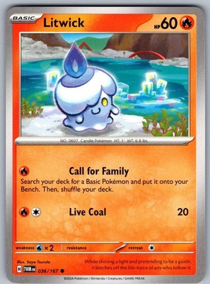 Litwick 036/167 Twilight Masquerade Pokemon