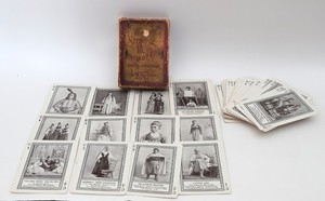 Antique 1895 GAME OF STRANGE PEOPLE Complete Set-Fireside Game Co.