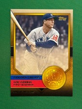 2012 Topps Baseball Golden Greats #GG-5 Lou Gehrig