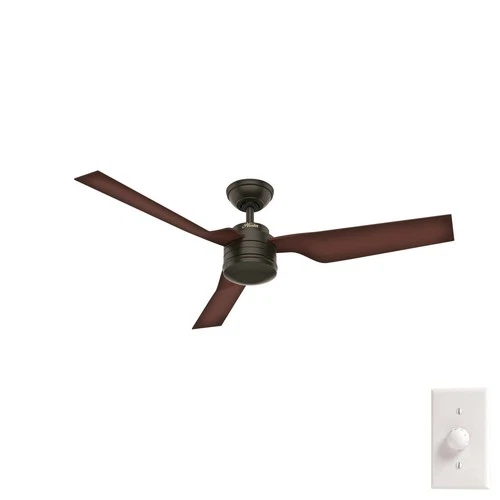 Hunter 52" Cabo Frio Outdoor Ceiling Fan with Wall Control Modern Industrial - Picture 1 of 3