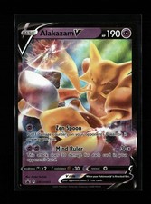 Carte promozionali Alakazam V Promo SWSH Spada e Scudo SWSH083 Psychic Holo Pokemon Ca