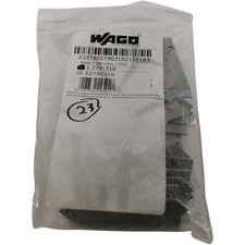 Pack of 23 NEW Wago 279-316 Connector End Plate For DIN Rail Terminal Blocks 