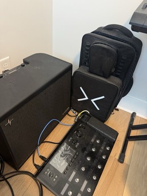 Line 6 Helix Digital Multi-Effects Floor Processor Flagship. Powercab 112 Plus