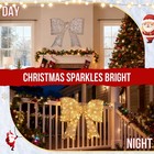 AplusChoice Christmas Bow Decoration with LED Lights for Indoor Outdoor Holiday — photo 6
