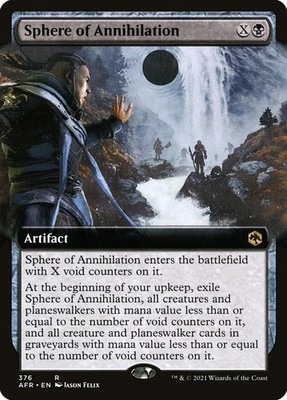Sphere of Annihilation Foil Extended Adventures in the Forgotten Realms MTG