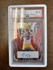 2024 Leaf Metal Base Autograph Jayden Daniels Orange Wave 1/1