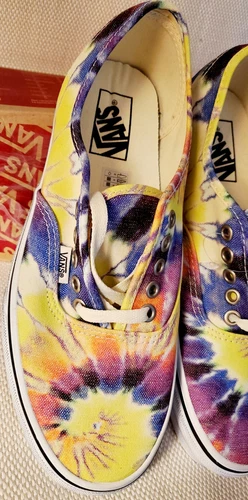 VANS Off The Wall Tie Dye Floreale Uomo 8 5 Donna 10