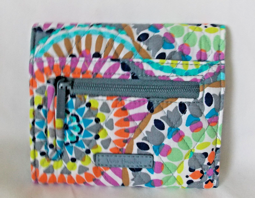 Vera Bradley SUNNY MEDALLION RFID Mini tri-fold Wallet NWT - Picture 2 of 4