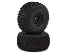 Jconcepts Choppers Pre-mounted Tires For Traxxas Mini Maxxxrt Yellow 4173-30912
