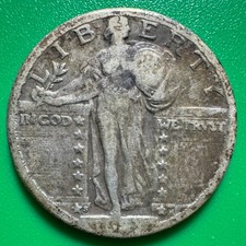 1923-S Standing Liberty Quarter Dollar