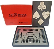 Auto Bridge Game Play Yourself No. PB Deluxe Pocket Model Original Box Vintage